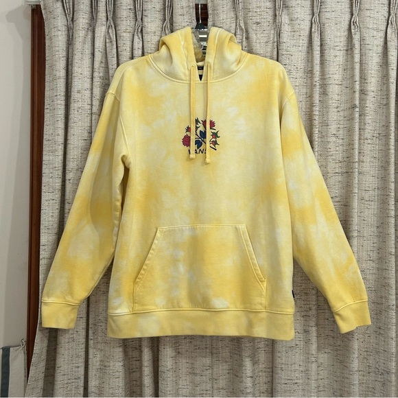 Vans Tie Dye Flower Logo Hoodie Sweatshirt - Medium - Picture 1 of 7